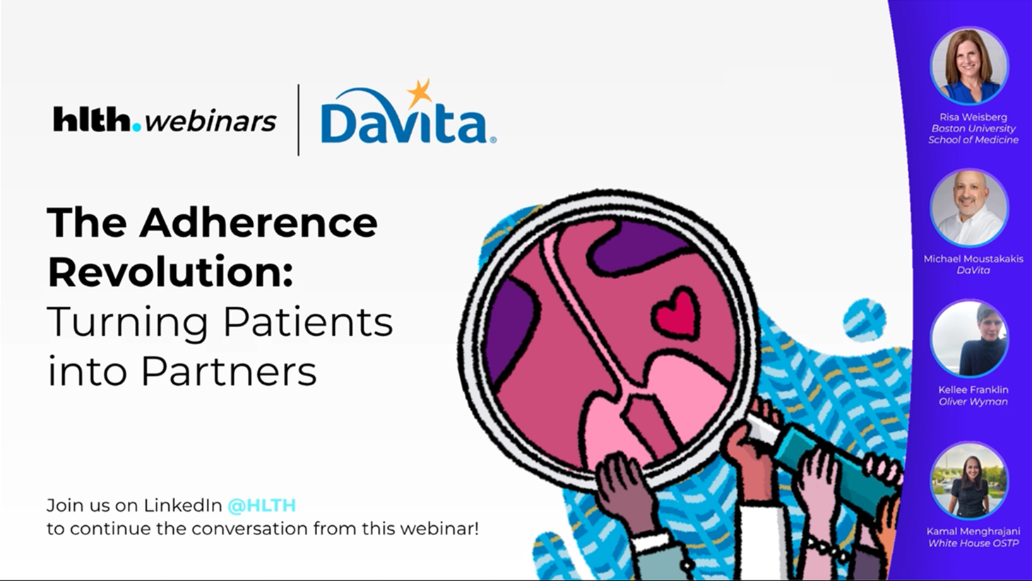 hlth webinars - DaVita - The Adherence Revolution: Turning Patients Into Partners